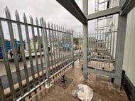 Palisade compound fence, second view